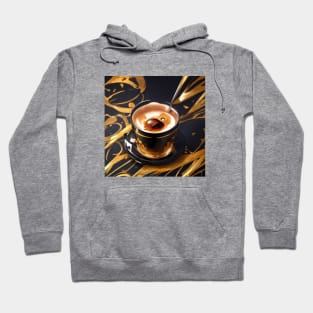 Coffee Vintage Retro Since Established Decaf Hoodie